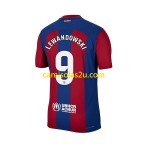 Camisolas de futebol FC Barcelona Robert Lewandowski 9 Equipamento Principal 2023/24 Manga Curta